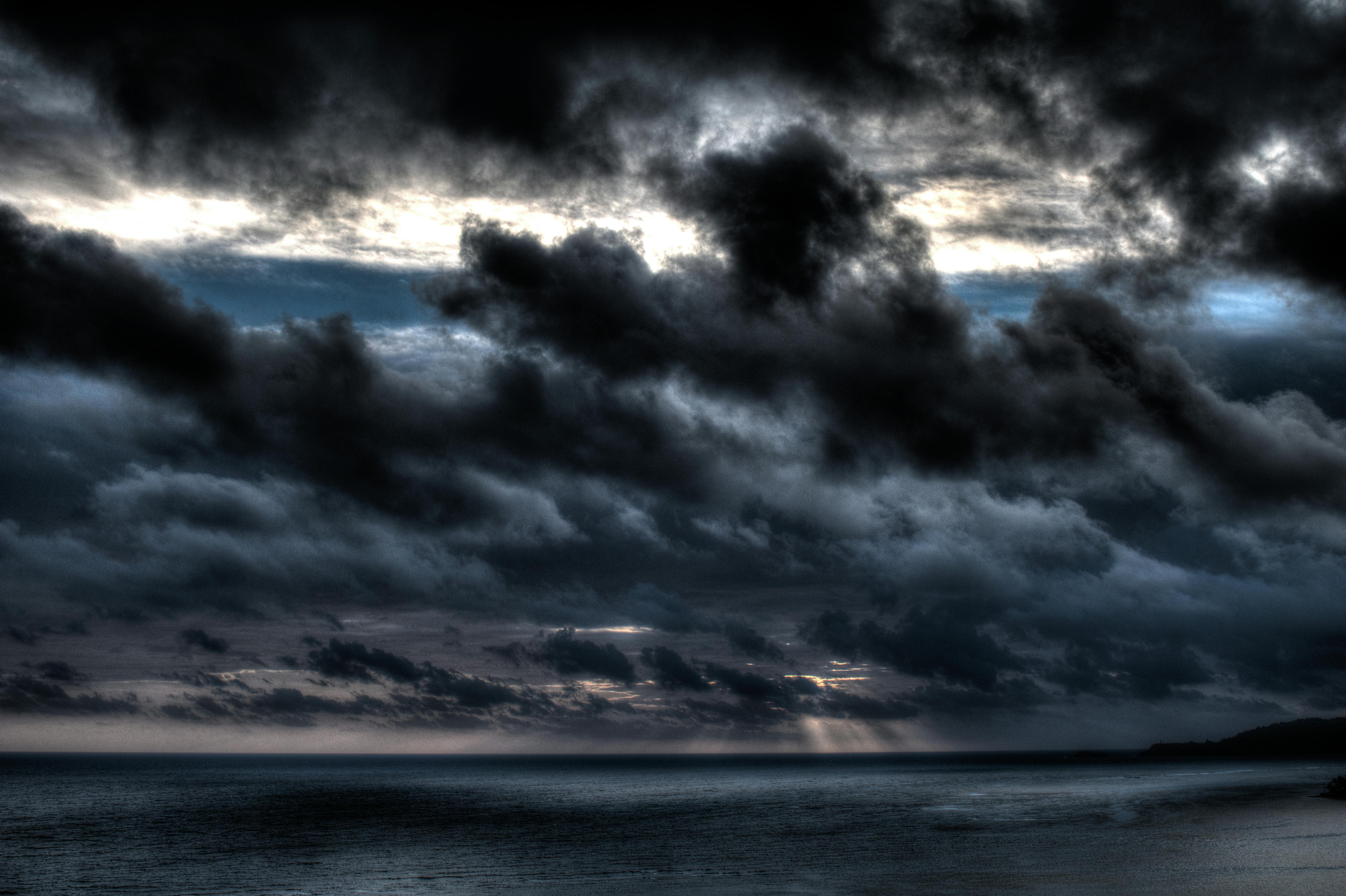 Free stock photo of black, clouds, dark