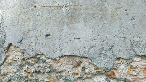 Light Brown Decaying Concrete Wall