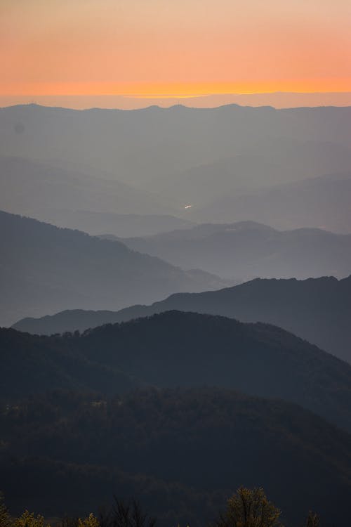Δωρεάν στοκ φωτογραφιών με αεροφωτογράφιση, βουνά, δύση του ηλίου Φωτογραφία από στοκ φωτογραφιών