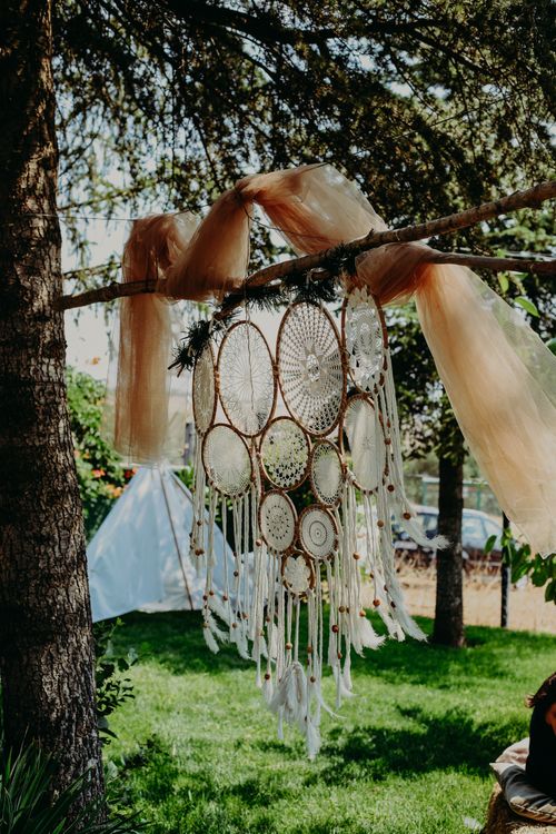 Ethnic Decoration on Tree in Garden · Free Stock Photo