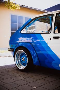Vintage oldtimer classic car Ford Fiesta Rallye