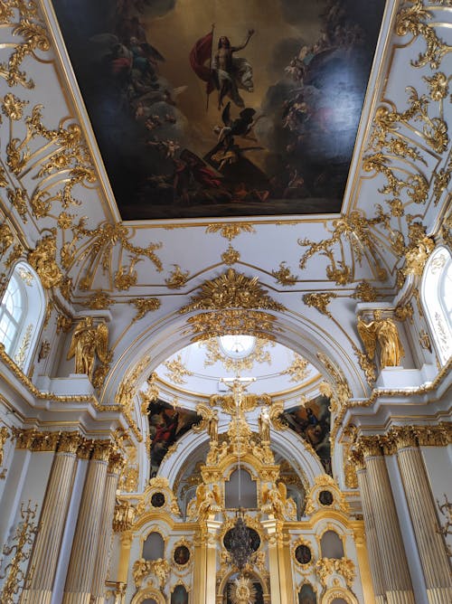 The Interior of the Grand Church of the Winter Palace