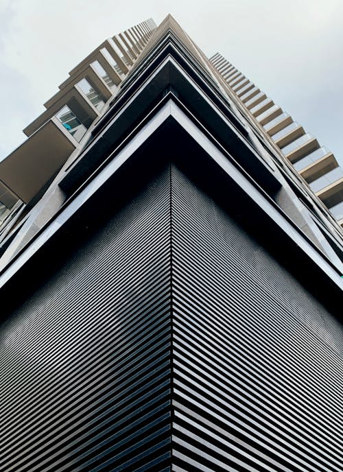 Low Angle Shot of The Grotius Tower at the Hague