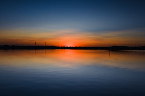 Gratis lagerfoto af aften, daggry, efterglød