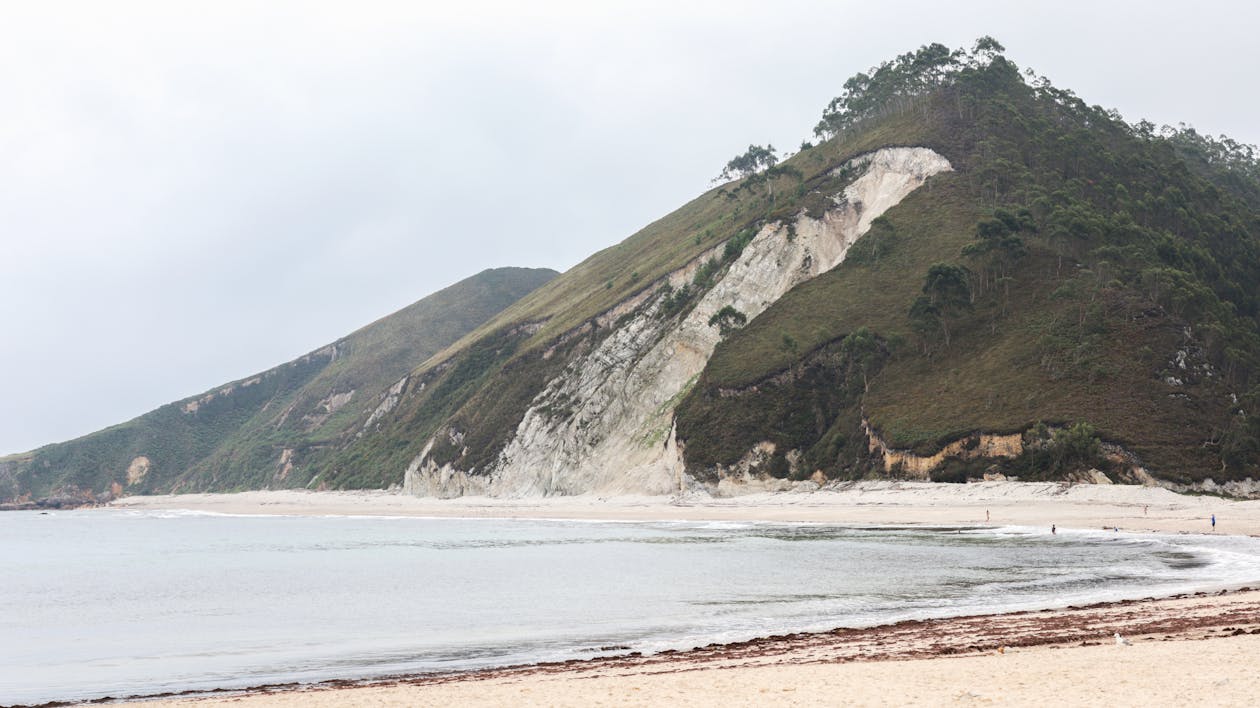 Mountain near a Shore