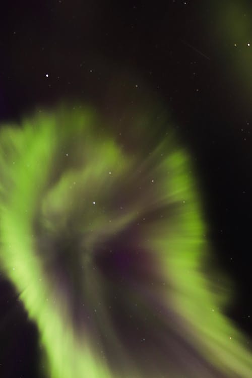 View of Bright Northern Lights 