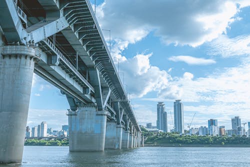 Základová fotografie zdarma na téma 4k tapeta, cheongdamský most, han river