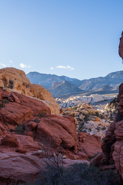 Free Landscape Photography of the Red Rock Canyon Stock Photo
