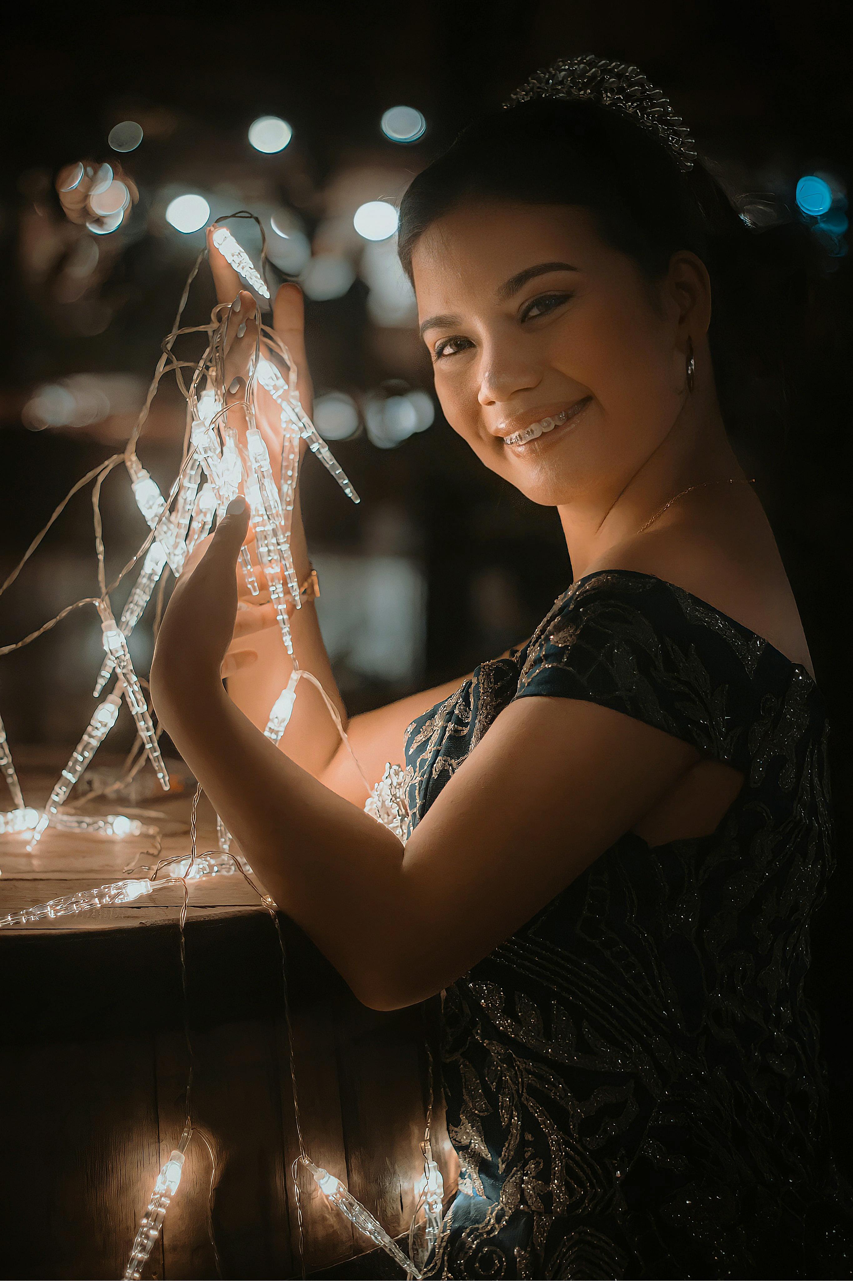 Photo of Pre wedding shoot with fairy lights