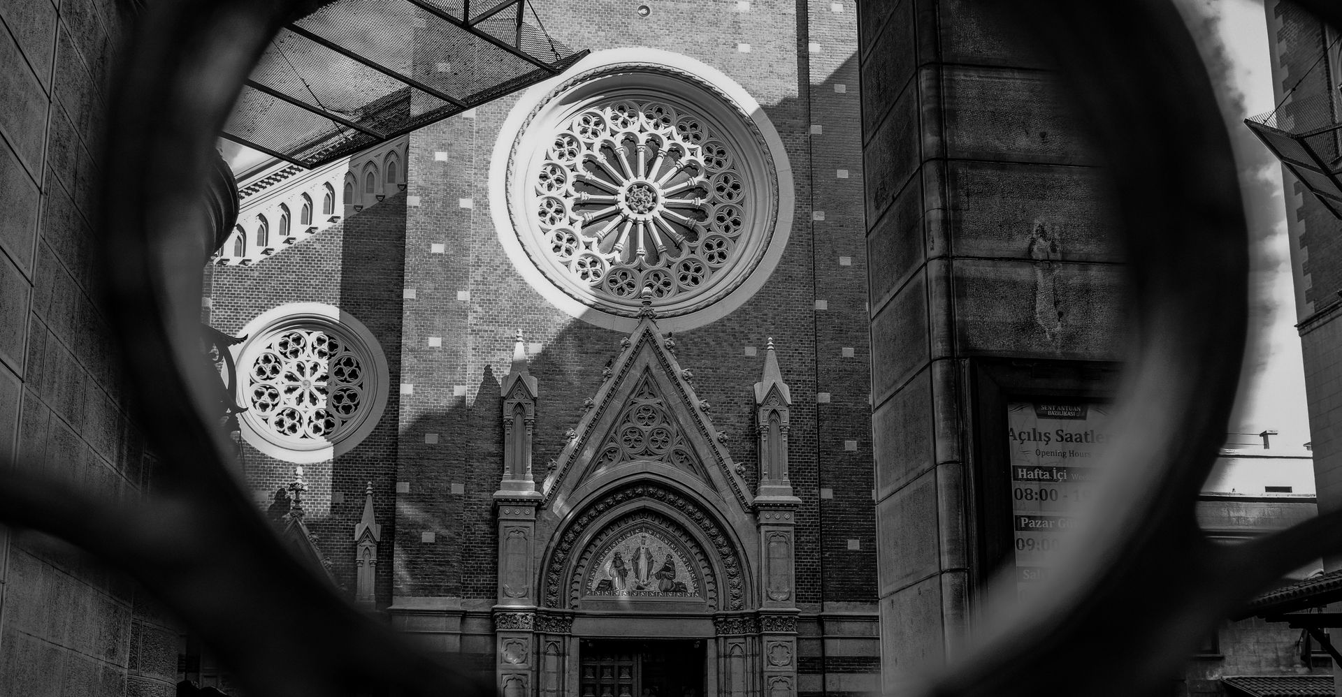 Facade of Church of St Anthony of Padua in Istanbul