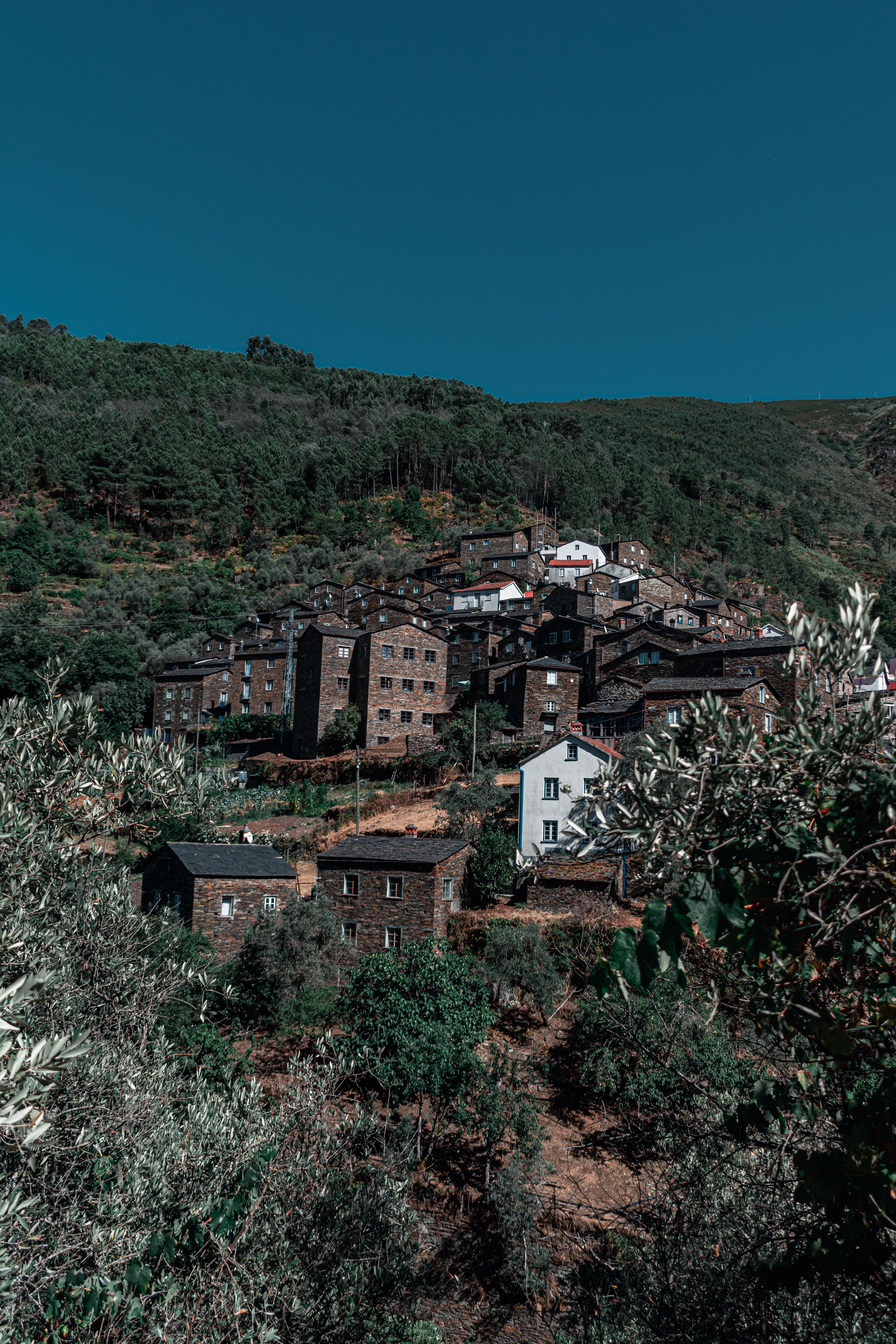 Explore a quaint village nestled in the lush green hills with rustic charm and natural beauty.