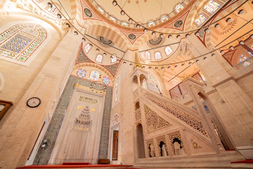 Interior Design of a Mosque Building