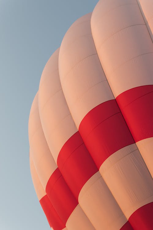 Red and White Balloon in the Sky 