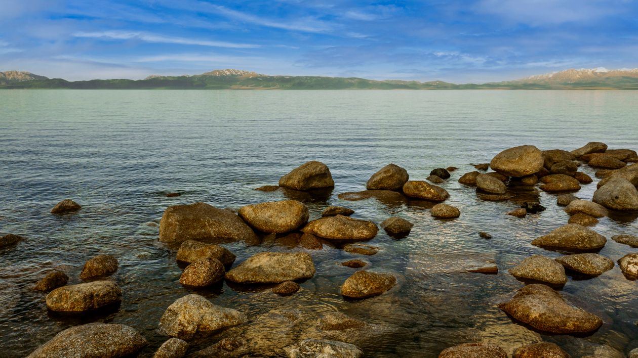 Rocks in a Lake · Free Stock Photo