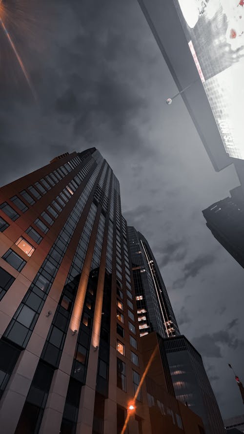 Free stock photo of architectural building, night city