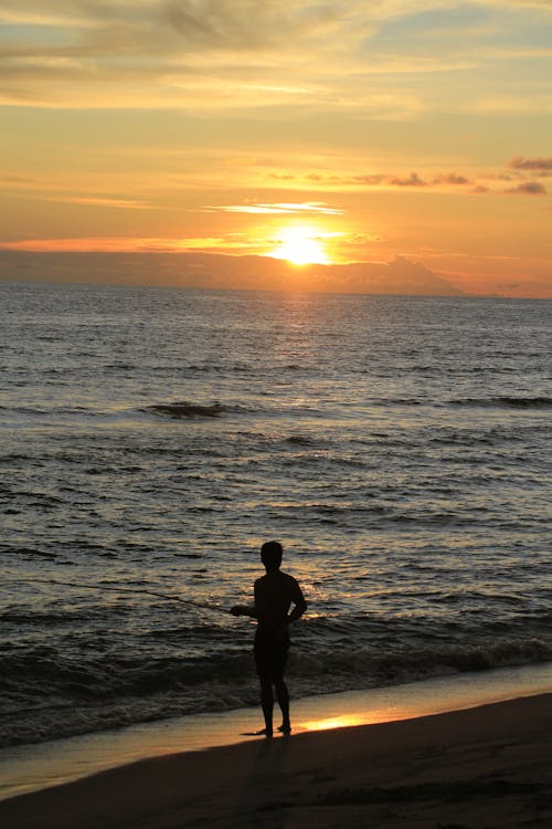 Photos gratuites de aube, côte, coucher de soleil