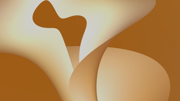 A captivating abstract design with smooth curves and warm earthy shades, creating a modern artistic appeal.