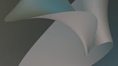 White and Gray Abstract Painting