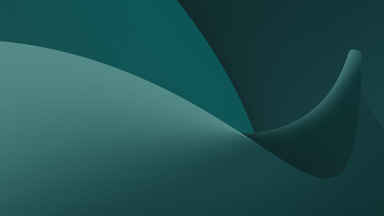 Abstract green curved gradient pattern — photo by Steve A Johnson on Pexels