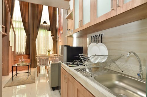 Kostenloses Stock Foto zu drinnen, innenarchitektur, küche interieur