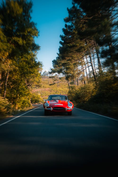 Red Car on the Road