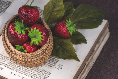 Strawberries on a Book 