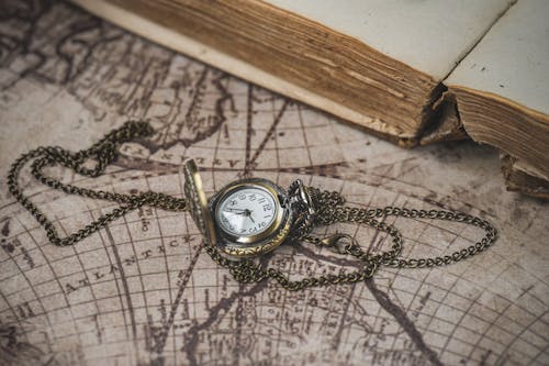 Close-Up Shot of a Pocketwatch