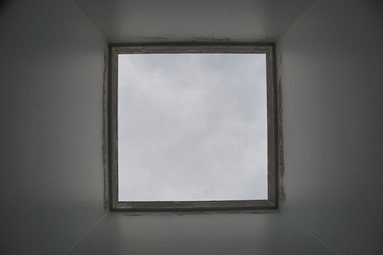 Clouds Behind Window