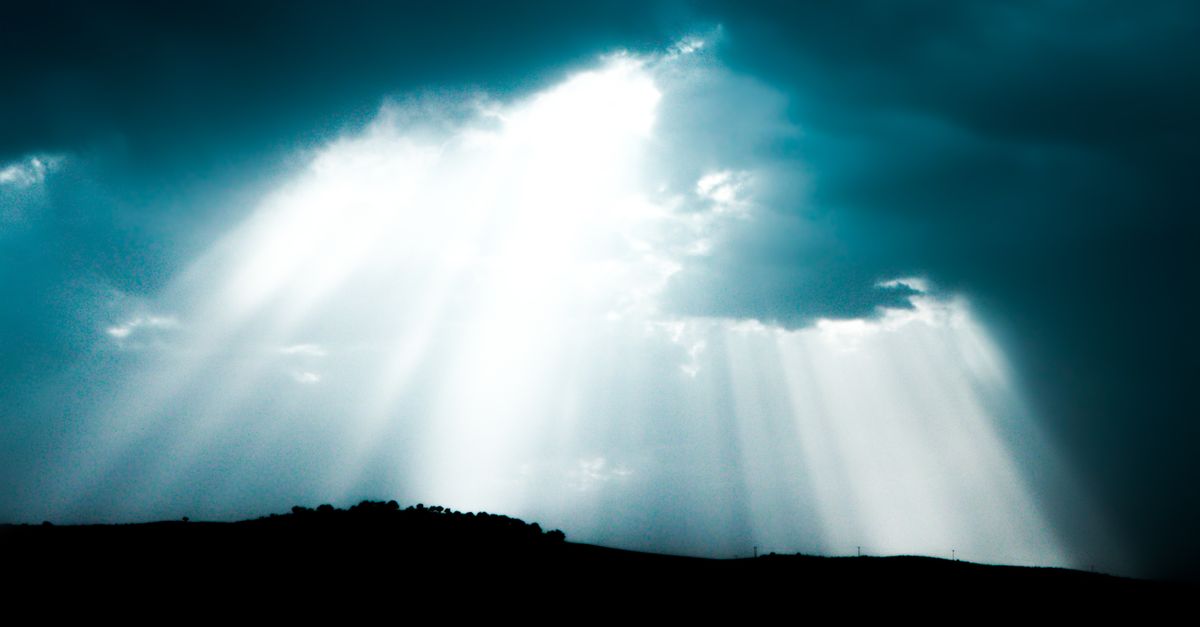 Sun Rays Jpeg Sun Rays from Cloudy Sky · Free Stock Photo