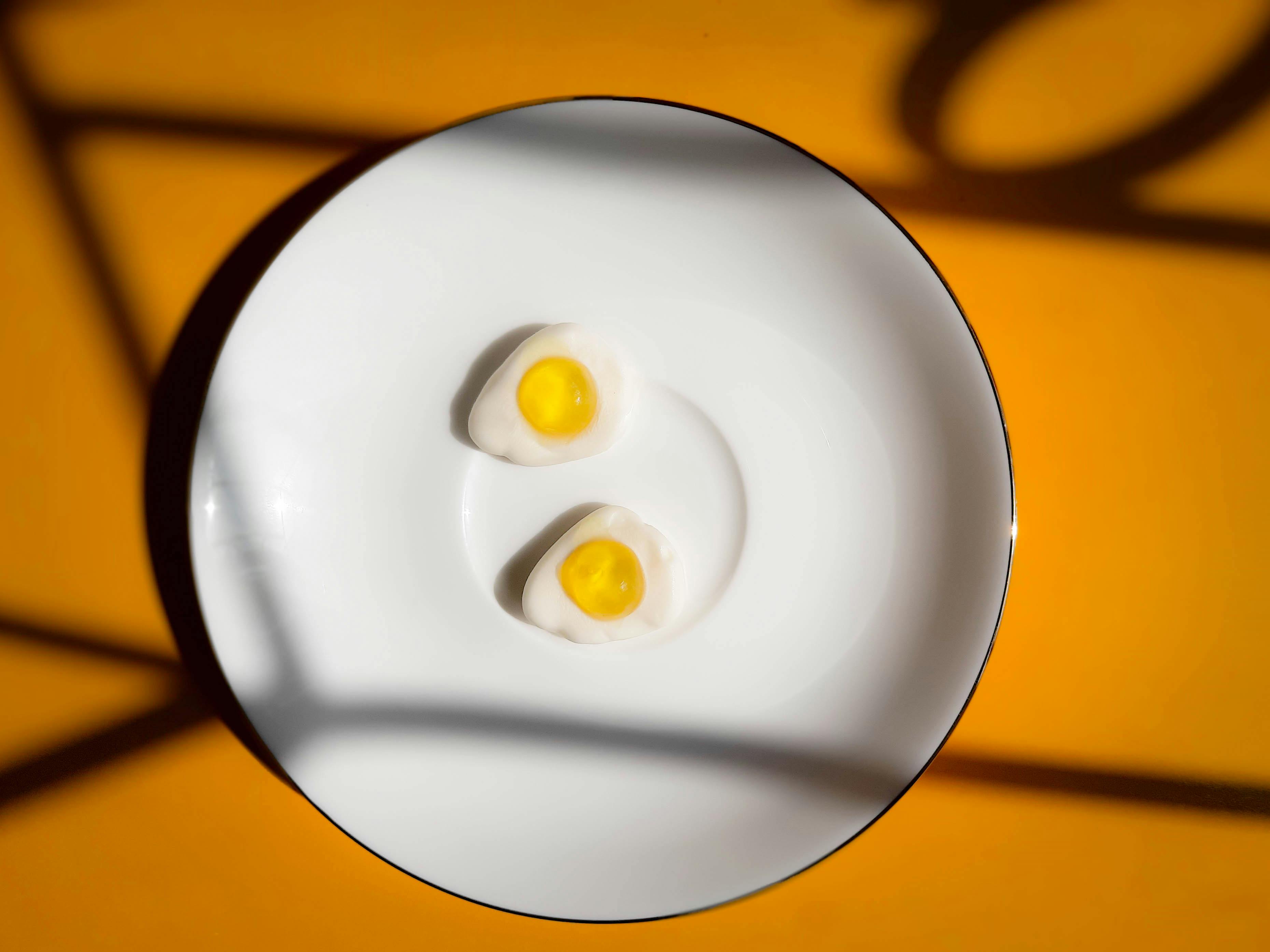  Fried Eggs on White