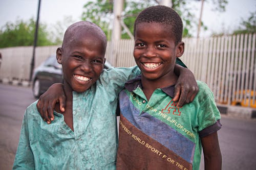 Kids Hugging Each Other