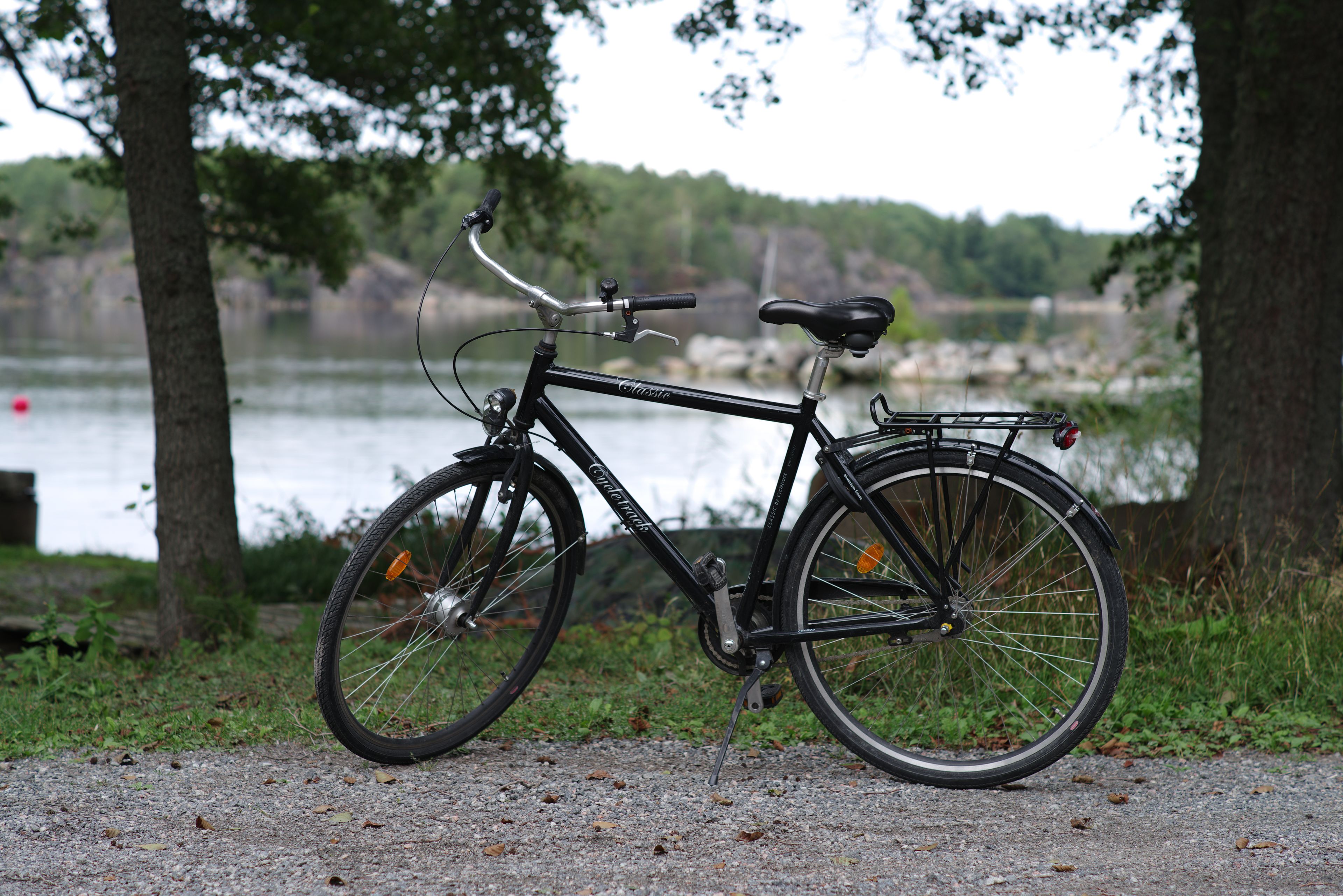 Stockholm waterfront cycling path