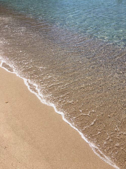 Ocean Wave Crashing on Shore