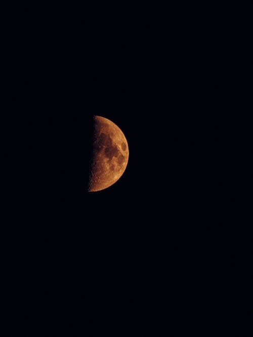 Fotobanka s bezplatnými fotkami na tému čierna obloha, luna, lunárny