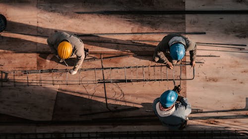 Men Working in Construction