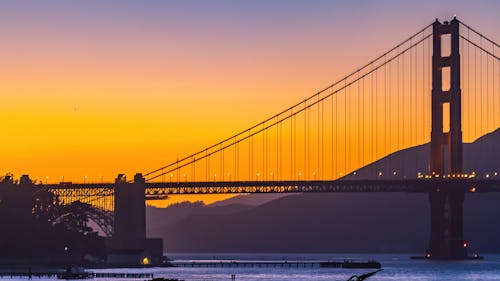 Golden Gate Bridge View at Sunset