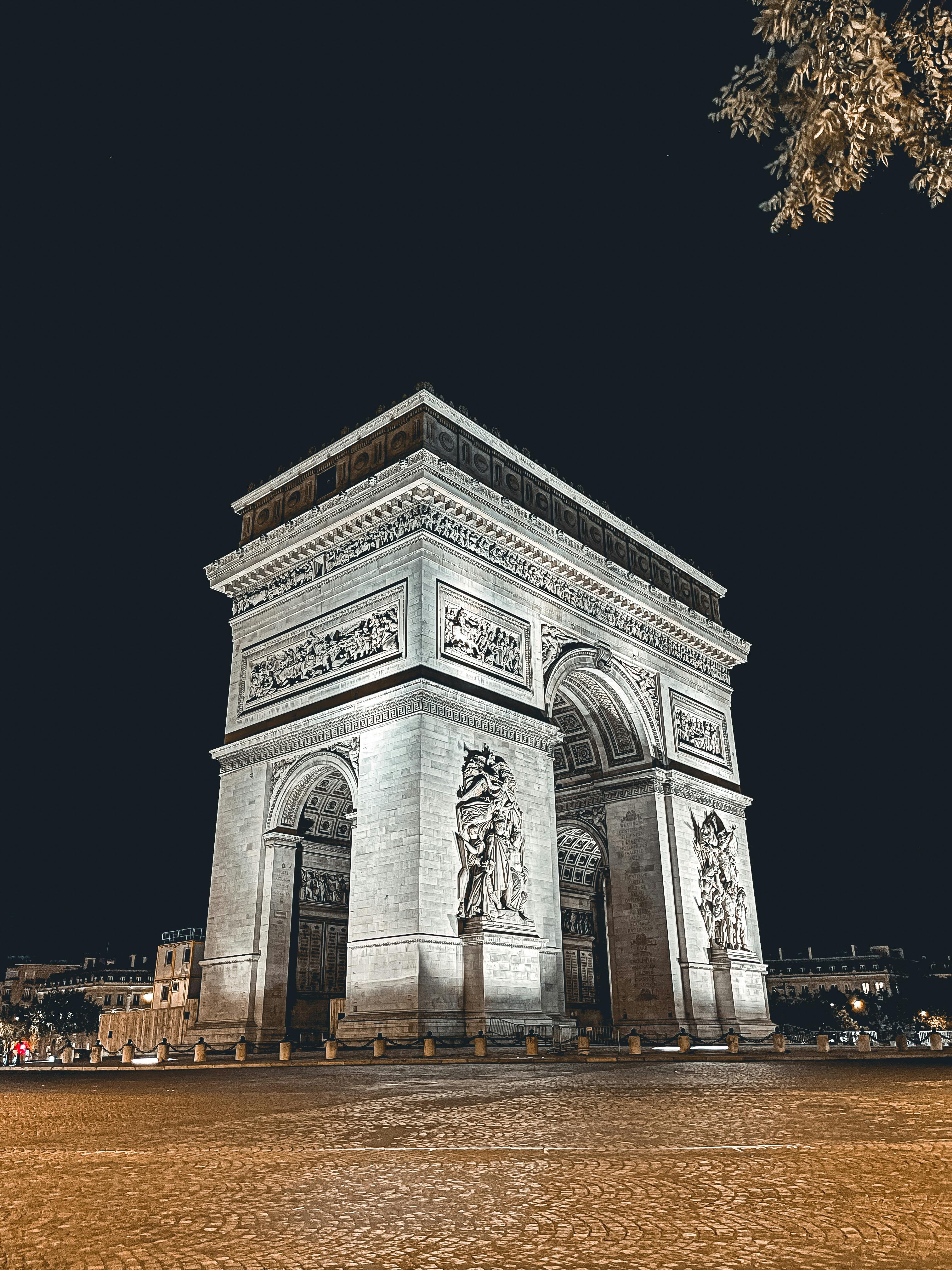 triumphal arch of the star paris france