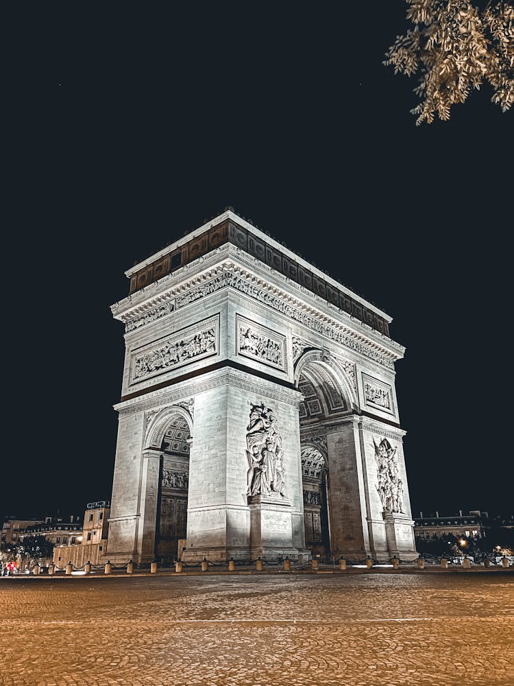 Triumphal Arch Of The Star, Paris, France