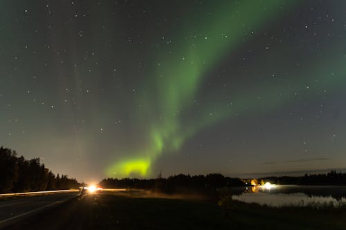 Ingyenes stockfotó aurora borealis, celebek, ég témában