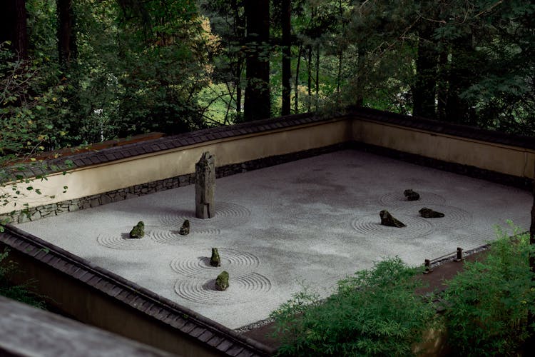 The Sand And Stone Garden In Portland