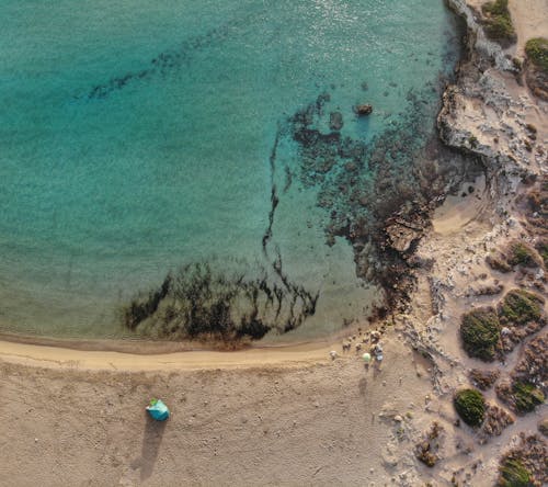 Darmowe zdjęcie z galerii z fotografia lotnicza, morze, natura