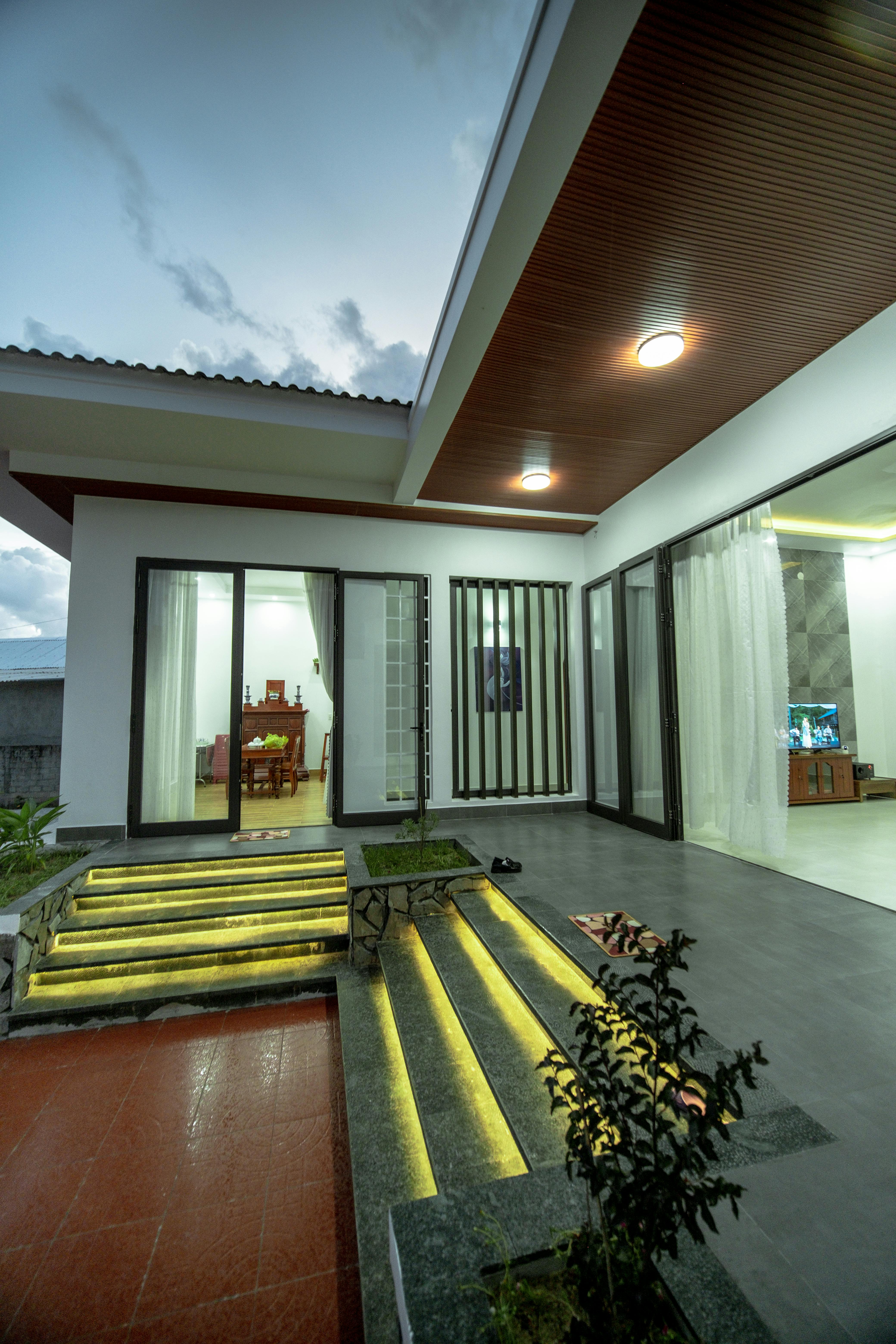 Image Name A House with Sliding Doors