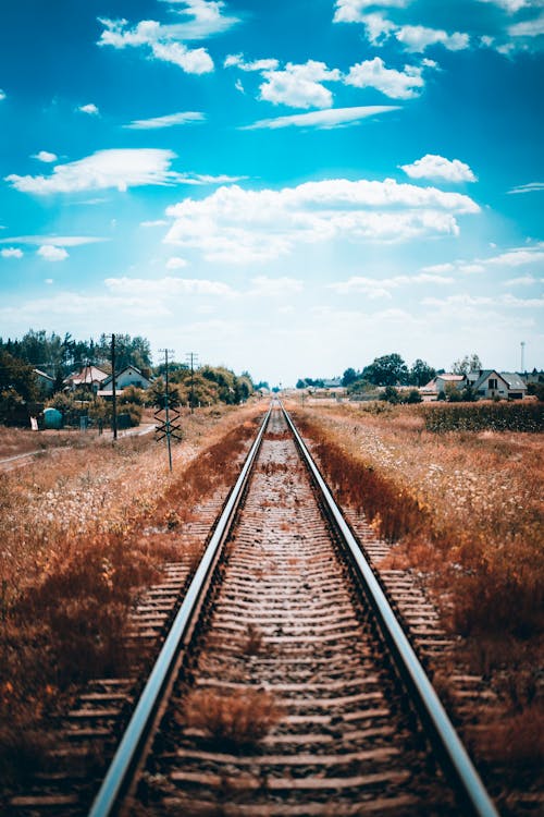 Free A Railway in the Countryside Stock Photo