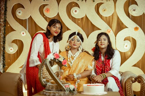 Kostnadsfri bild av bröllop, glamour, indiska människor