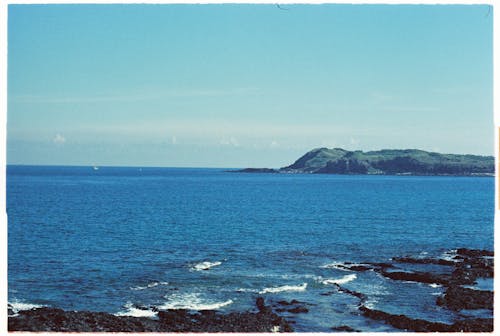 Free Photograph of a Blue Sea Stock Photo