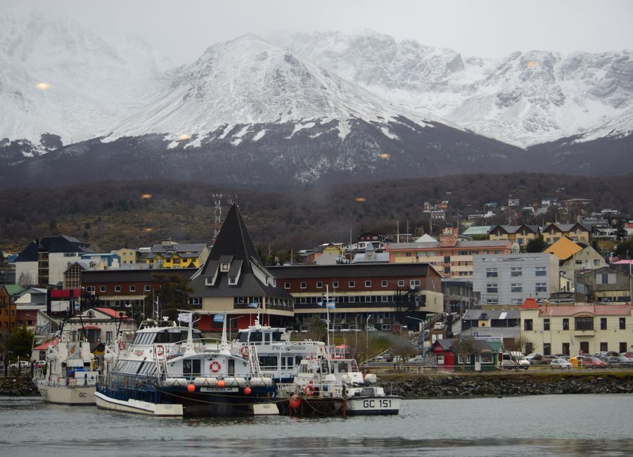Ushuaia, Argentina — a travel moment · stay connected with a Ushuaia eSIM from My Holiday SIM