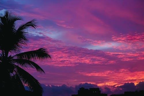 Beautiful Sunset colors in Sky