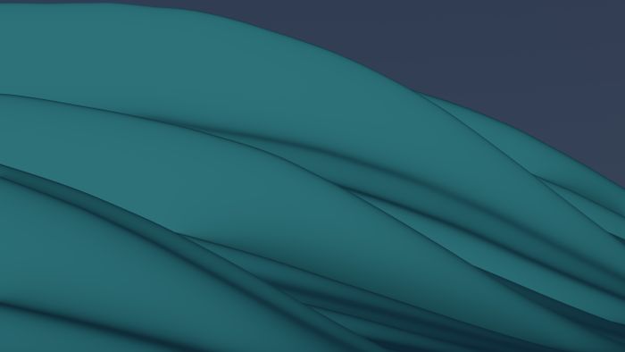 Flowing abstract teal shapes — photo by Steve A Johnson on Pexels
