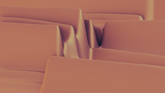 3D rendered abstract landscape in terracotta tones, by Steve A Johnson on Pexels