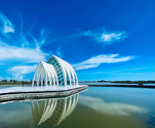 Futuristic Building near Water